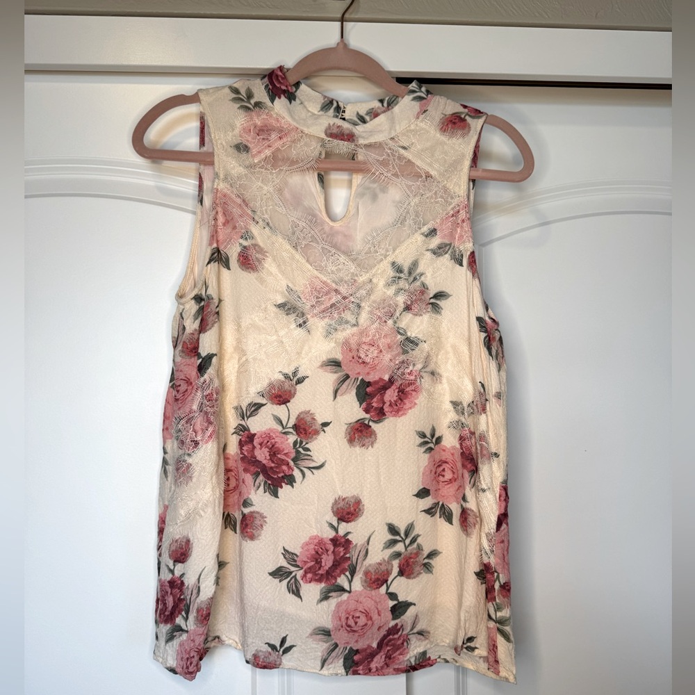 Coco + Jameson Floral Print Tank Top